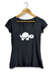 Original Turtle black t-shirt - Ladies