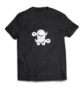 Double Turtle black t-shirt